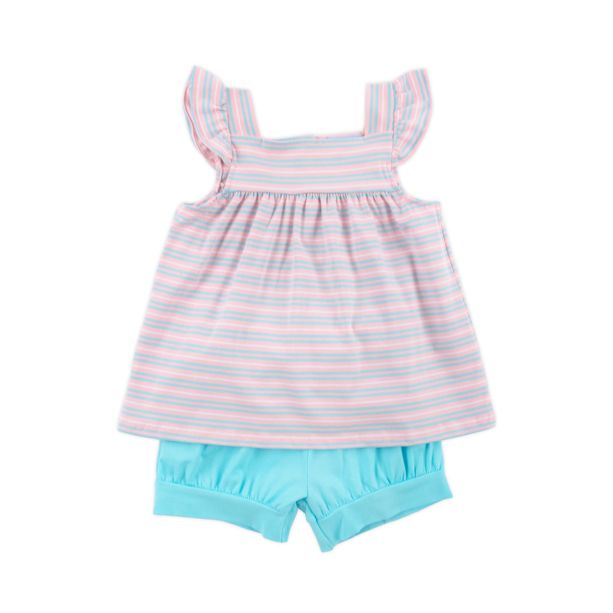Pink & Blue Stripe Amy Short Set