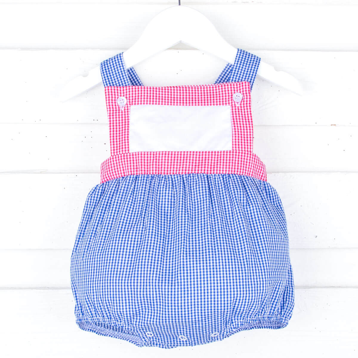 American Red & Blue Gingham Sun Bubble