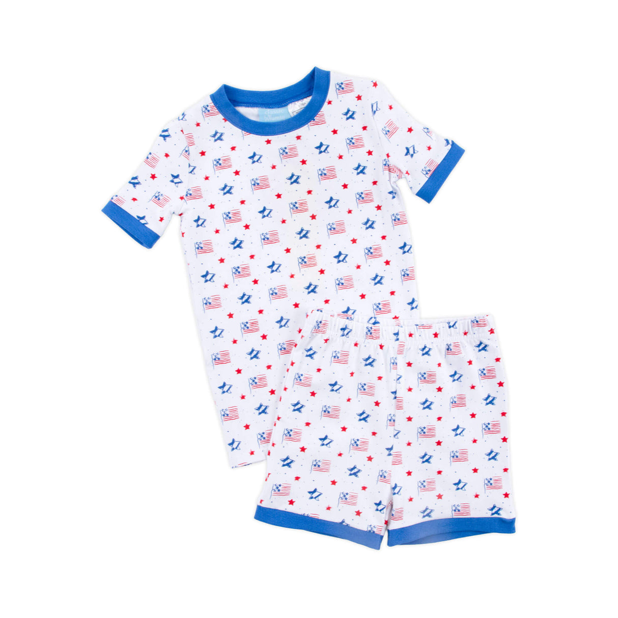 Flag Print Short Pajamas