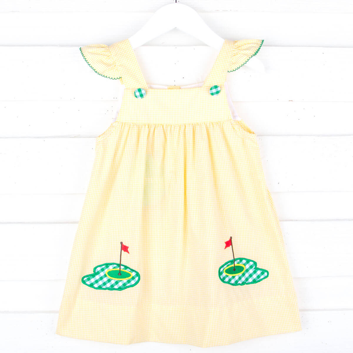 Golf Pin Yellow Margot Dress