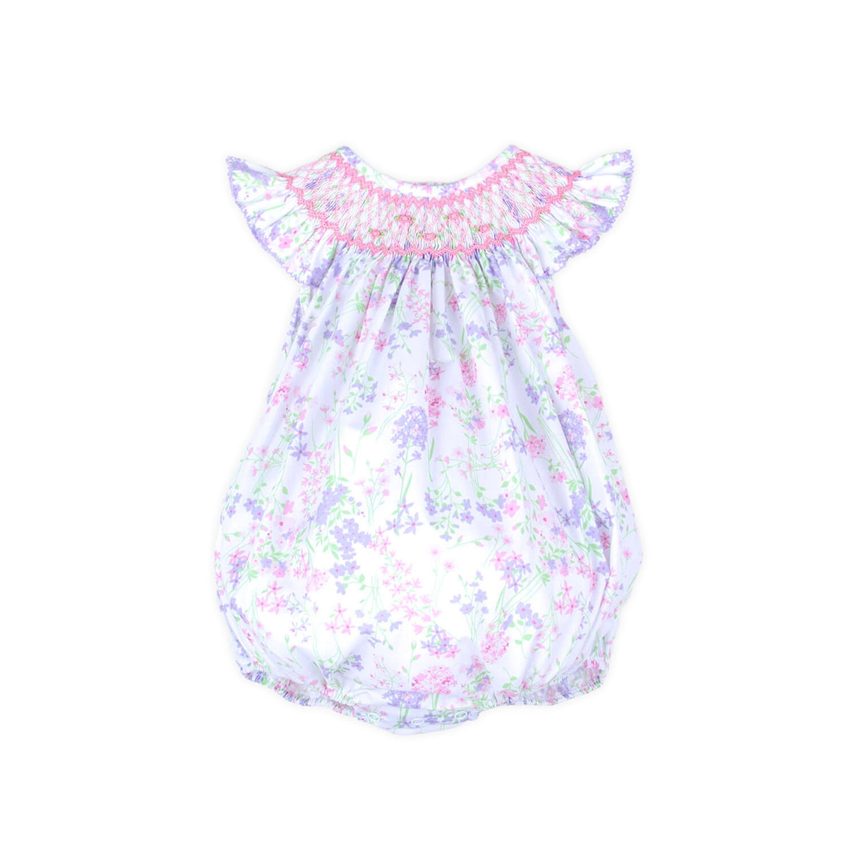 Monet's Garden Smocked Angel Sleeve Bubble