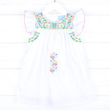 Fiesta Colorful Embroidered Dress