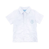 Solid White Guayabera Shirt