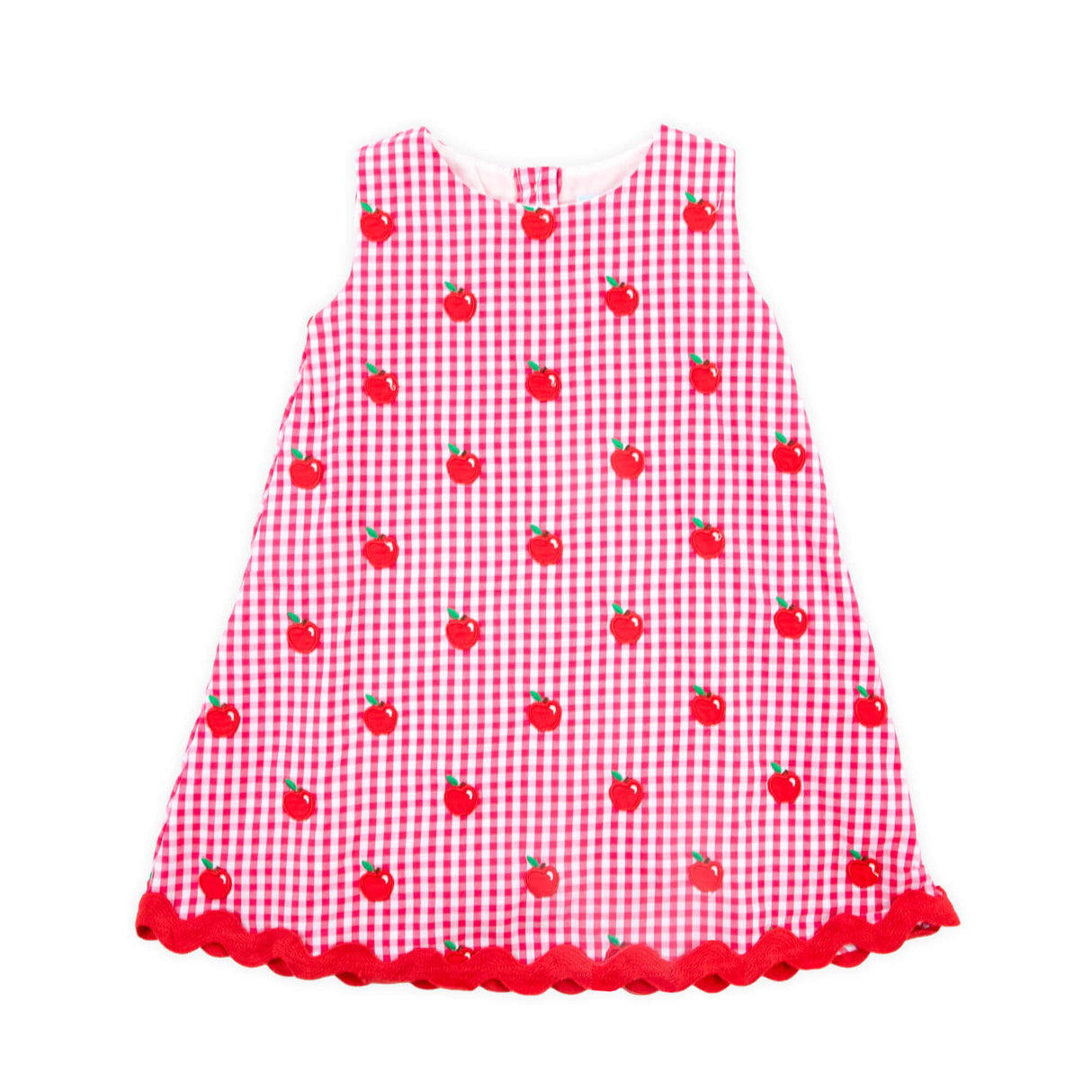 Tiny Apples Red Gingham Eleanor Dress