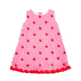 Tiny Apples Red Gingham Eleanor Dress