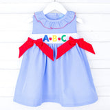 ABC Blue Windowpane Avery Dress