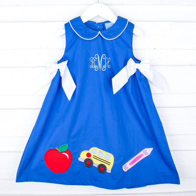 School Time Royal Blue Grace Dress