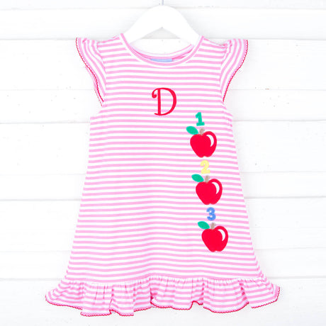 123 Apples Pink Stripe Milly Dress