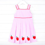 Smart Apple Pink Gingham Chloe Dress