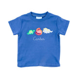 Dinosaur Navy Blue Short Sleeve Shirt