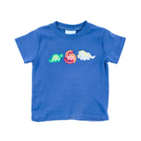 Dinosaur Navy Blue Short Sleeve Shirt
