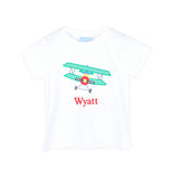 Airplane White Short Sleeve Shirt