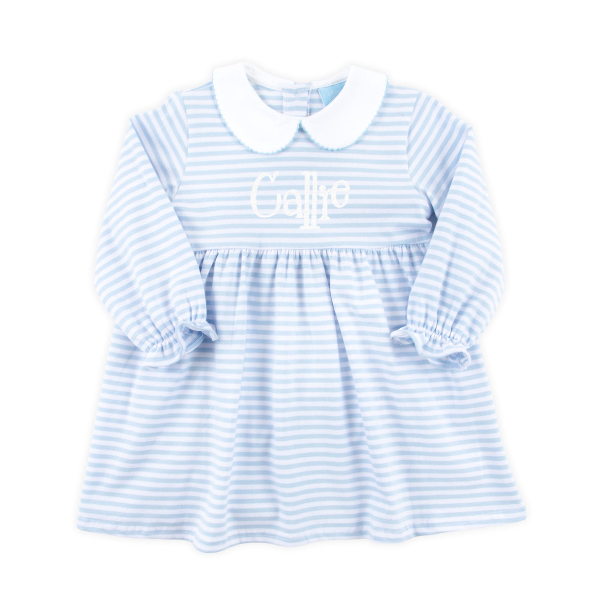 French Blue Riley Stripe Knit Long Sleeve Dress