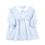 French Blue Riley Stripe Knit Long Sleeve Dress