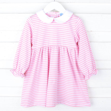 Pink Stripe Riley Dress