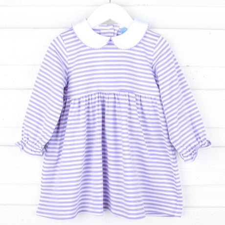 Purple Stripe Riley Dress