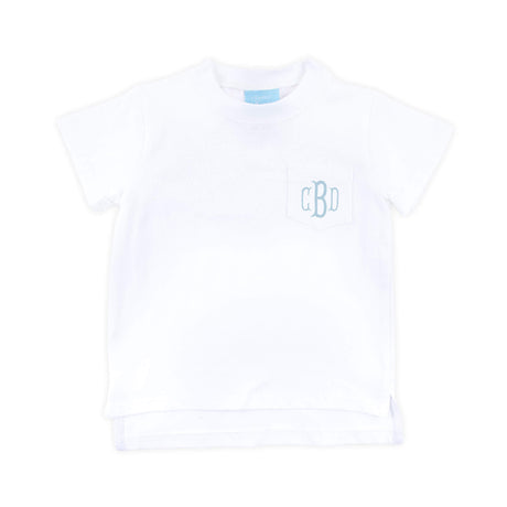 White Short Sleeve Pocket Shirt