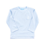 Light Blue Stripe Long Sleeve Pocket Shirt