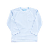 Light Blue Stripe Long Sleeve Pocket Shirt