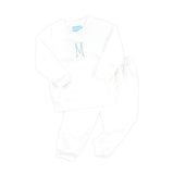 White Jogger Set
