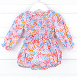 Colorful Floral Smocked  Ariella Bubble