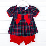 Oxford Plaid Isabella Bloomer Set