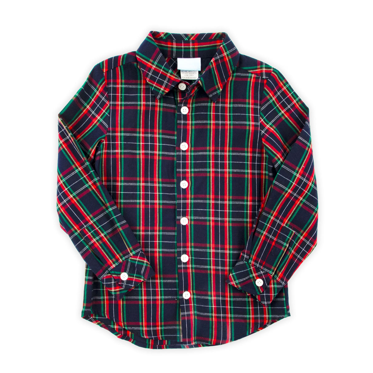 Royal Red & Green Plaid Button Down Shirt Classic Whimsy Royal Red & Green Plaid Button Down Shirt Classic Whimsy