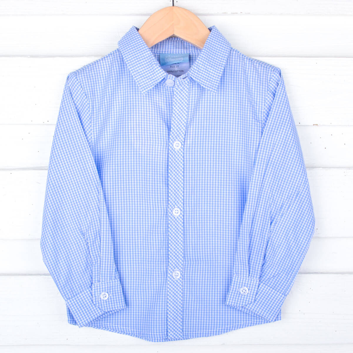 Gingham Button Down Shirt