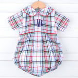 Douglas Plaid Collared Bubble