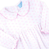 Bow Print Ruffle Romper
