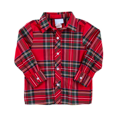 Goldbridge Plaid Button Down Shirt