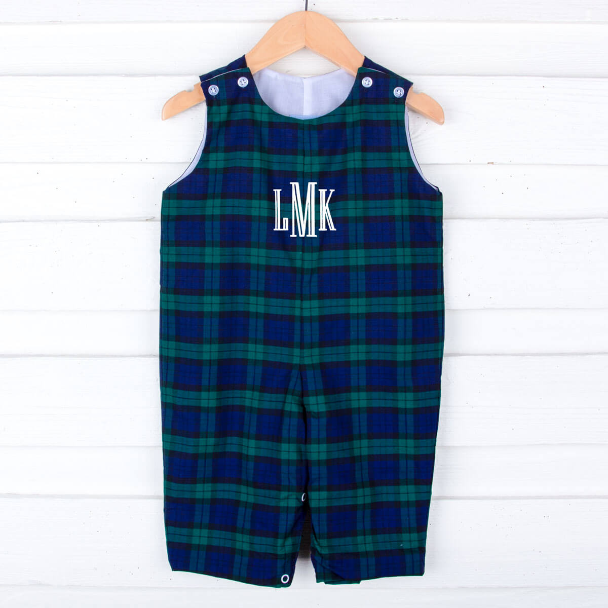 Hamilton Plaid Navy & Green Longall