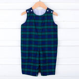 Hamilton Plaid Navy & Green Longall