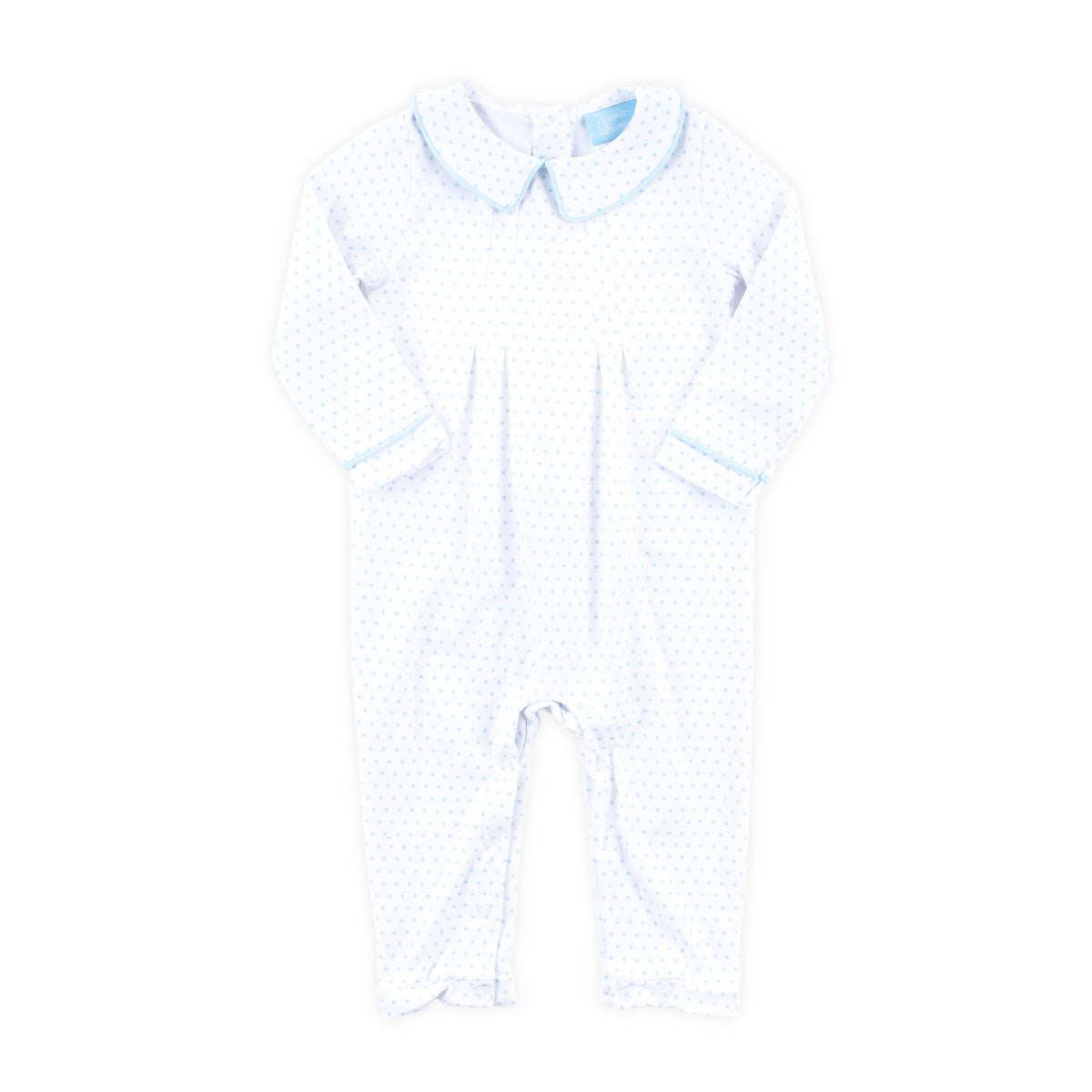 Blue Polka Dot Romper