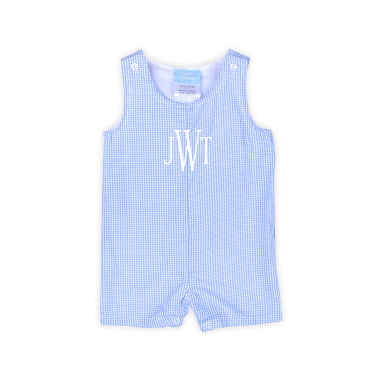 Gingham Jon Jon Blue