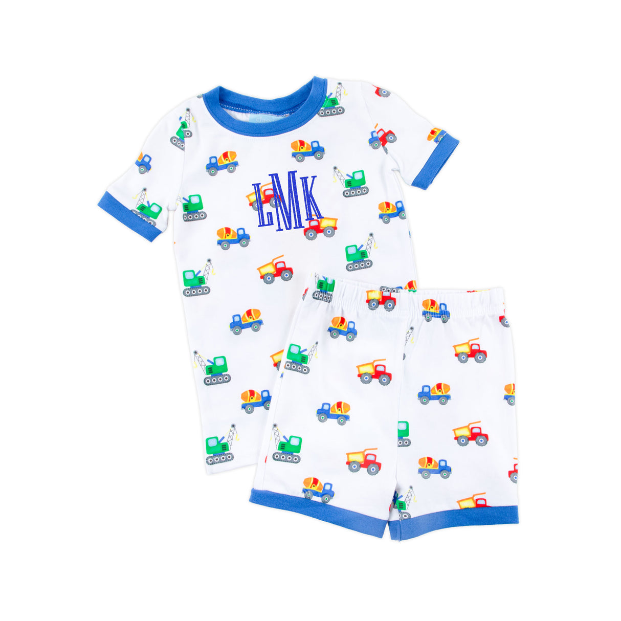 Construction Truck Short Pajamas