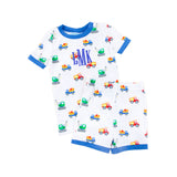 Construction Truck Short Pajamas