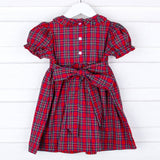 Westmount Plaid Red Sash Dress