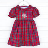 Westmount Plaid Red Sash Dress