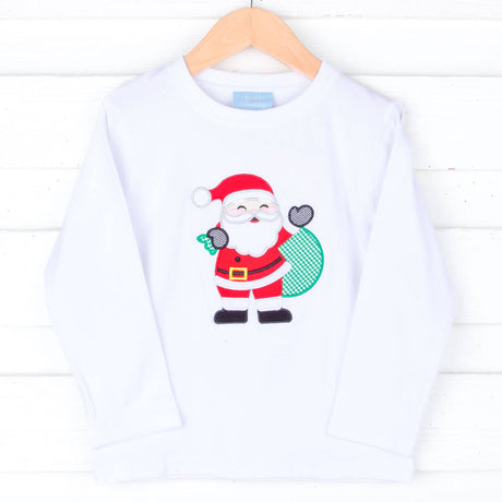 Santa Claus White Long Sleeve Shirt