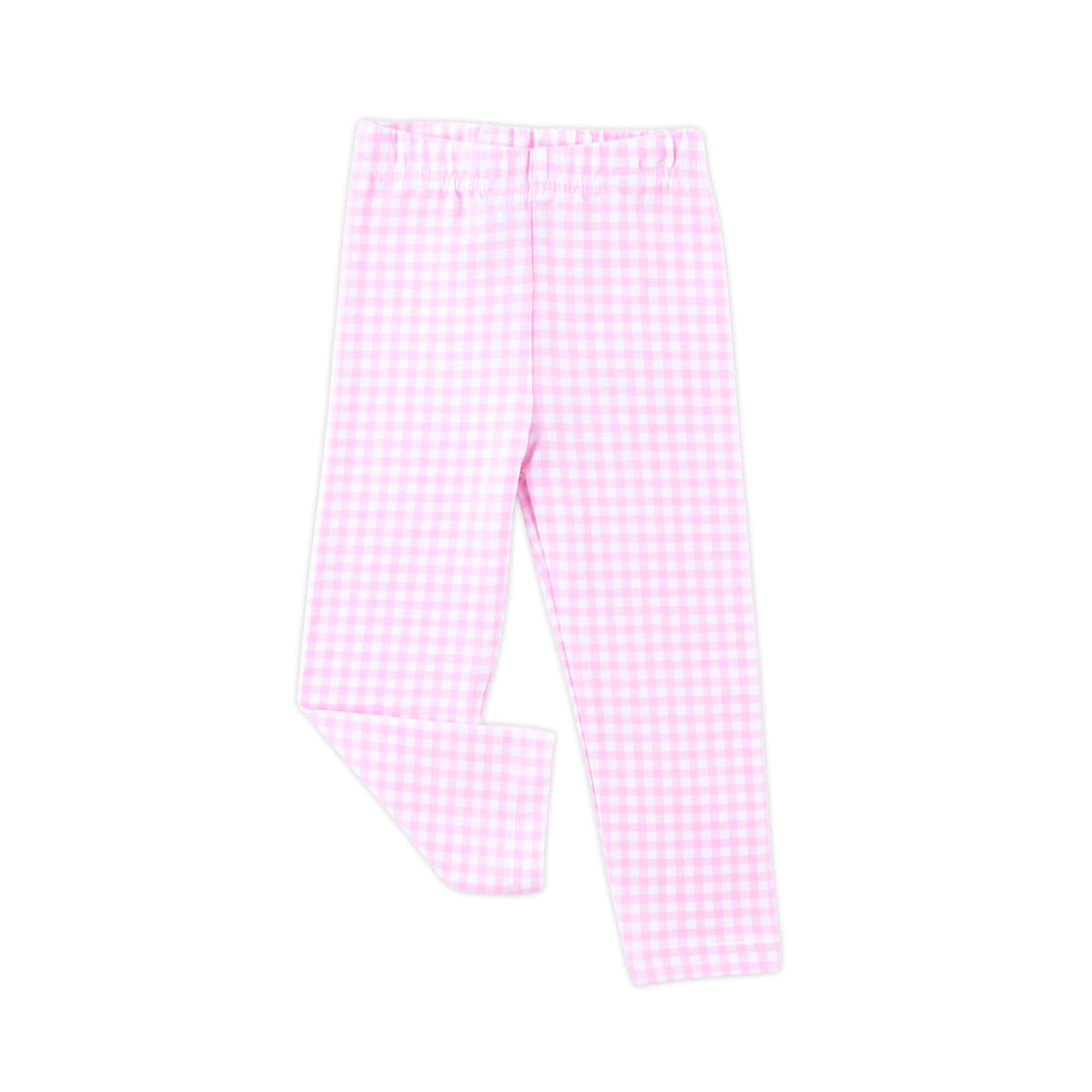 Pink And Blue Gingham Pants
