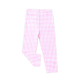 Pink And Blue Gingham Pants