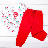 Vintage Santa Jogger Set