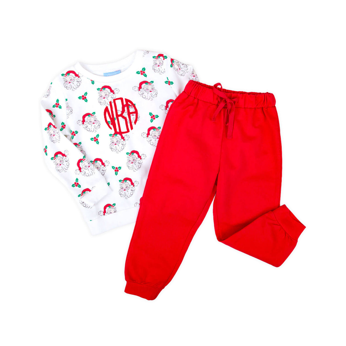 Vintage Santa Jogger Set