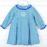 Blue & Green Gingham Eloise Dress