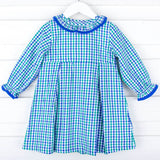 Blue & Green Gingham Eloise Dress