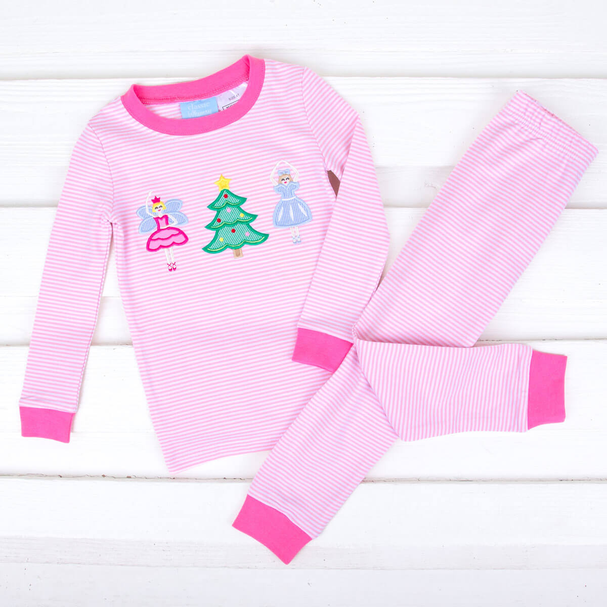 Nutcracker Pink Stripe Pajamas