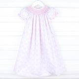 Bella's Bows Smocked Bishop Dress