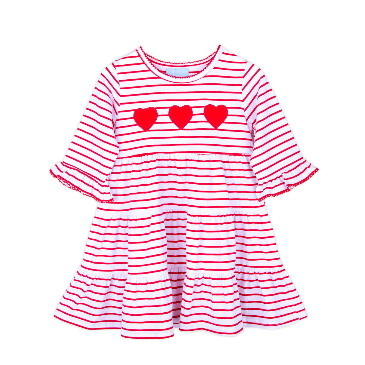 Sweet Valentine Red Stripe Callie Dress