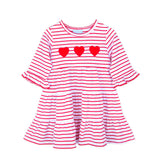 Sweet Valentine Red Stripe Callie Dress